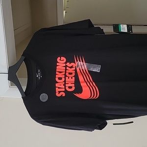 NWT Men's Nike Stacking Checks T-Shirt - Size XL